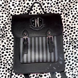 Wednesday Nevermore Academy Mini Backpack
